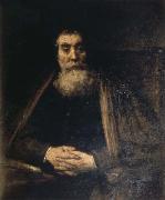 REMBRANDT Harmenszoon van Rijn Portrait of an Old man china oil painting artist